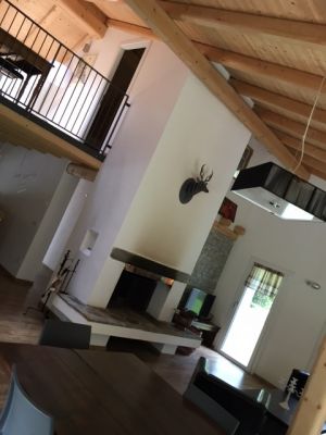 Ferienhaus Villa NINI mit eingezäunten Garten und privatem Swimmingpool Hunde willkommen. Offener Kamin für gemütliche Stunden