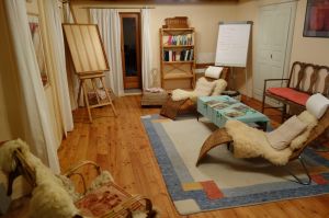 Geeignet für Begegnungen: Diskutieren, Präsentieren, Fabulieren