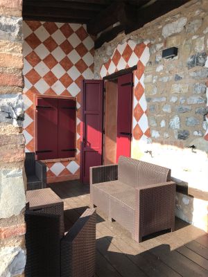 Bild 4: Komfortable Ferienwohnung im Cascina Carai am Iseo See mit schönem Seeblick