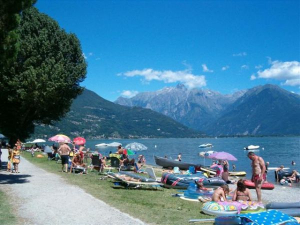 Domaso Strand nur 200mt. Weit